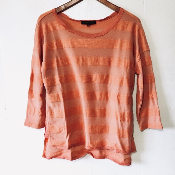 • anthro sanctuary soft striped top • - Picture 2 of 7